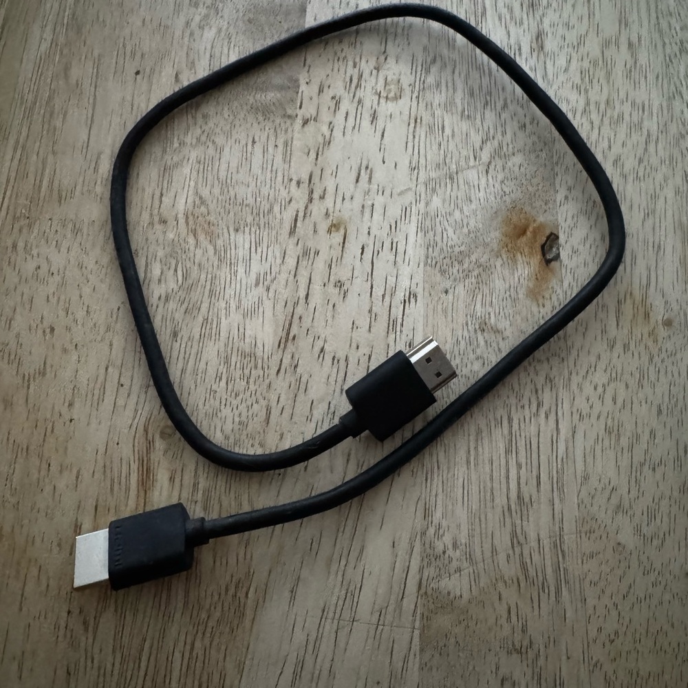Black HDMI Cable